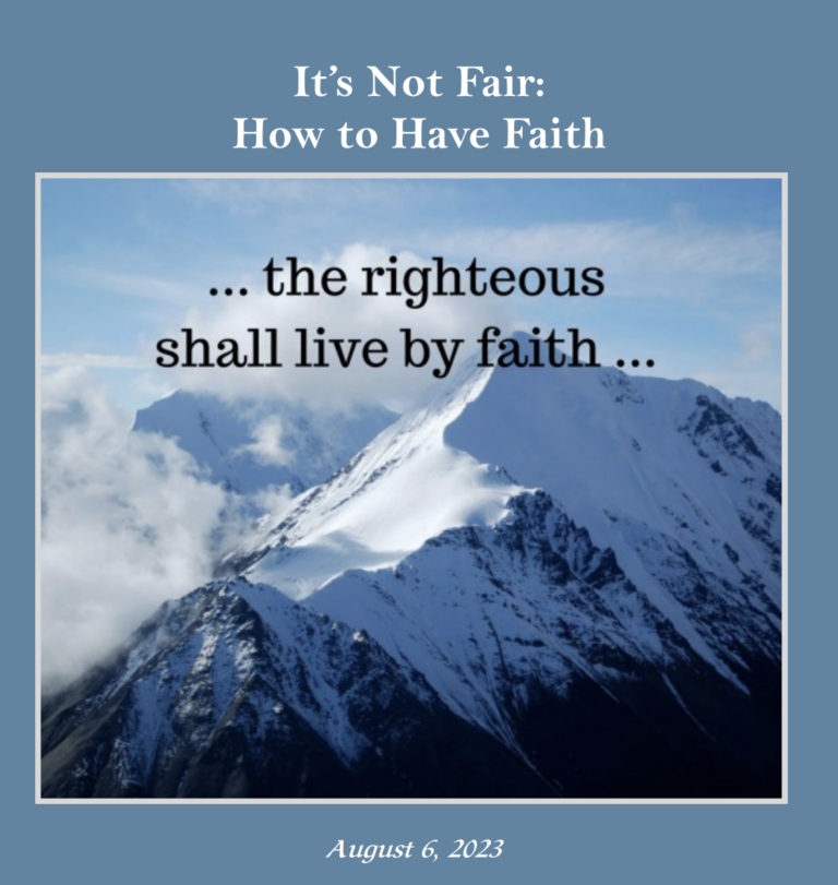 How to Have Faith