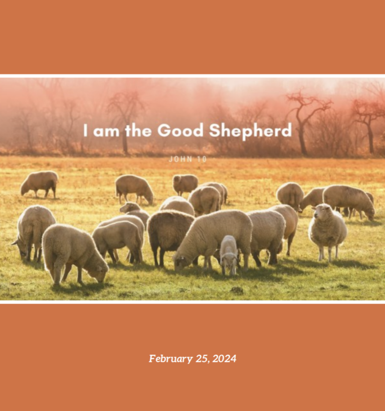 I AM the the Good Shepherd