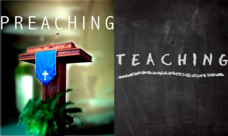 Preaching and Teaching