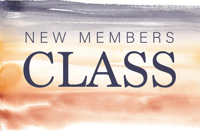 New Members Class